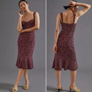 Hutch Anthropologie Sweetheart Midi Dress